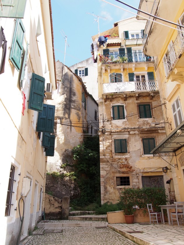 Corfu town